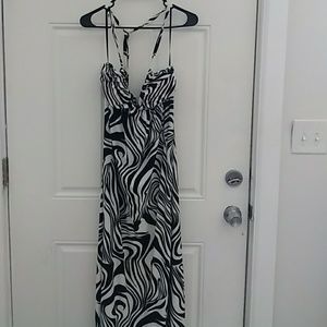 Black and White  Summer Dress